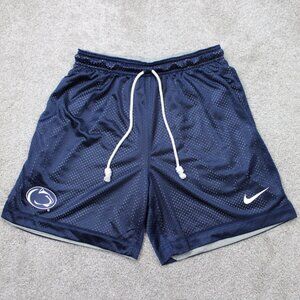 Nike Penn State Shorts Mens Small Blue/Gray Nittany Lions Reversible Dri-Fit